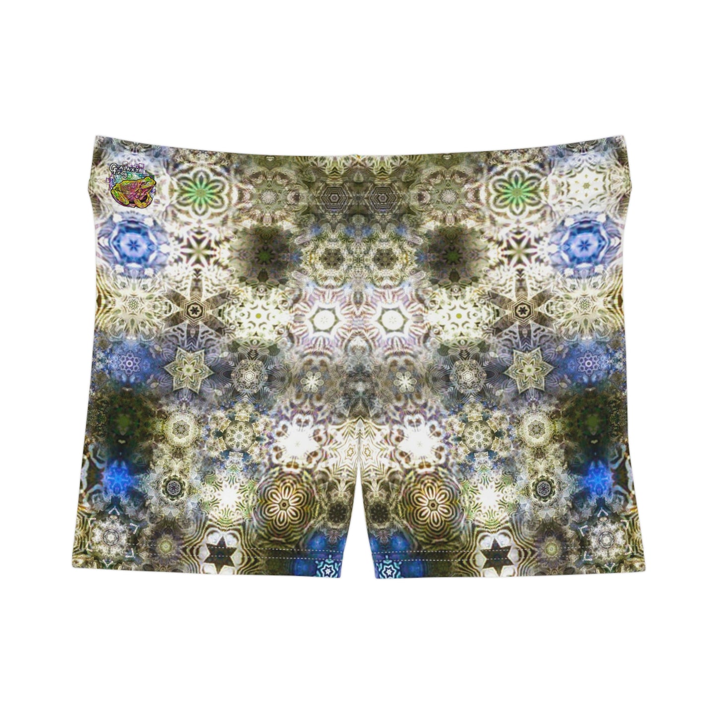 Galaxy Frog Cymadelic Kaleidoscape Women's Shorts