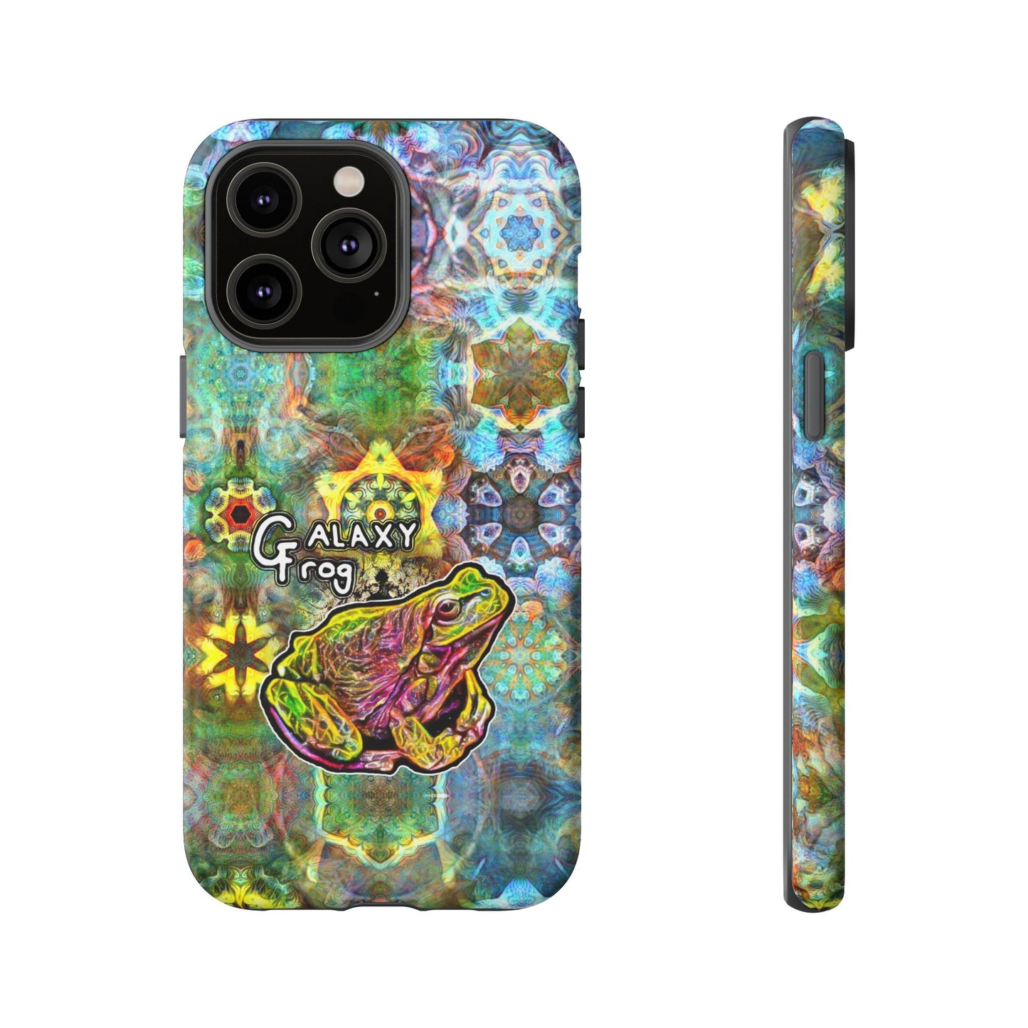 Galaxy Frog Fractal Cymagic Kaleidoscape Phone Cases