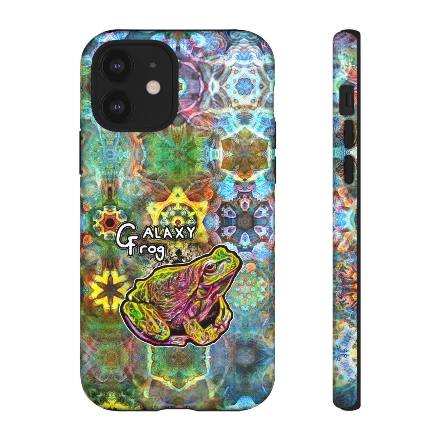 Galaxy Frog Fractal Cymagic Kaleidoscape Phone Cases