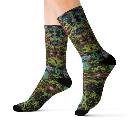 Galaxy Frog Sublimation Socks (Jordan Oaks Elders Cymatics)