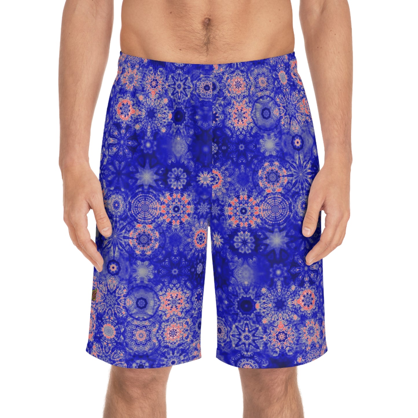 Galaxy Frog Cymatics Men's Board Shorts (AOP)