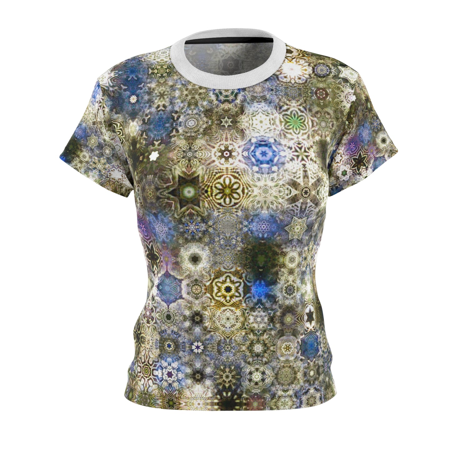 Galaxy Frog Women's AOP Cut & Sew Tee 0002