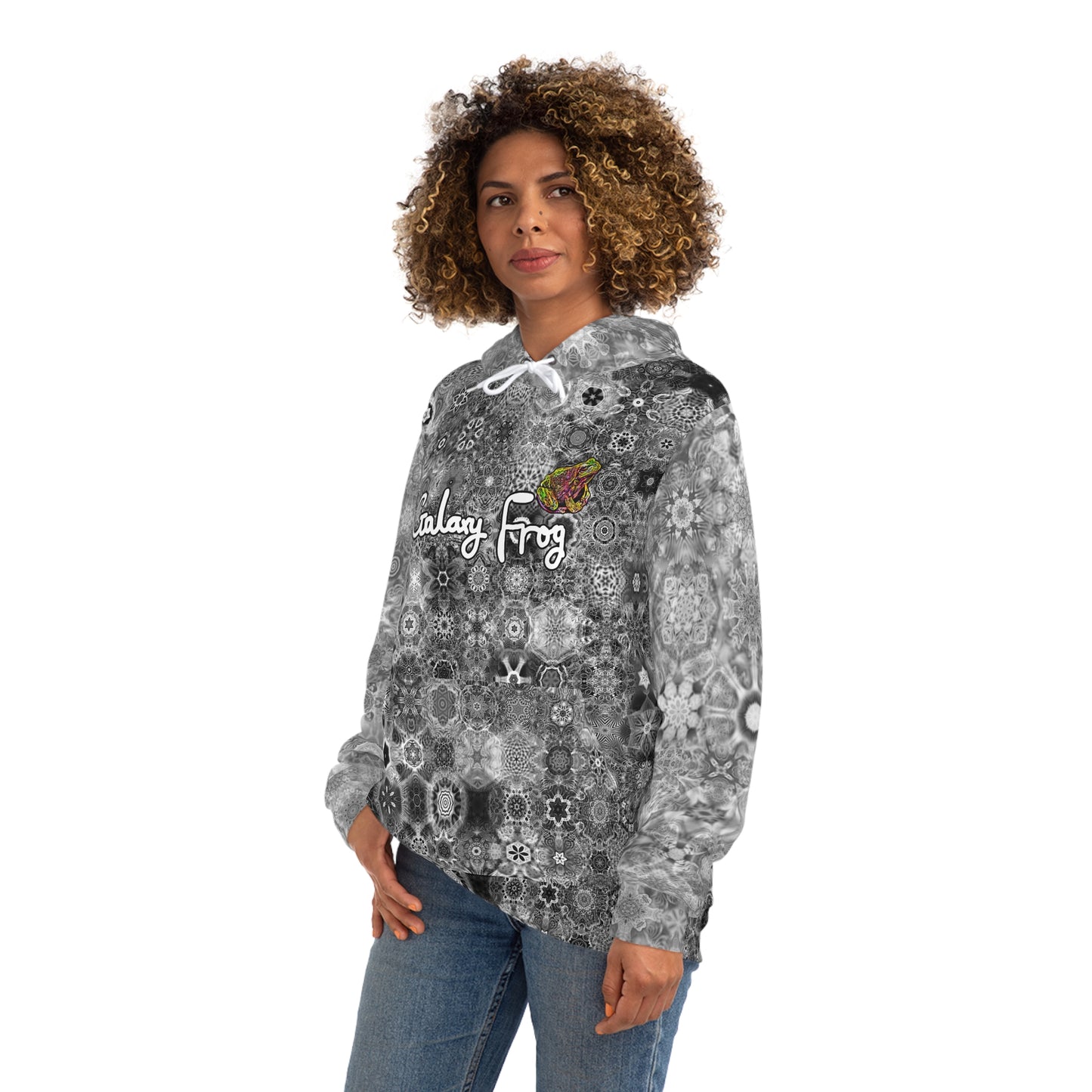 Galaxy Frog AOP Cymatics Fashion Hoodie 0001