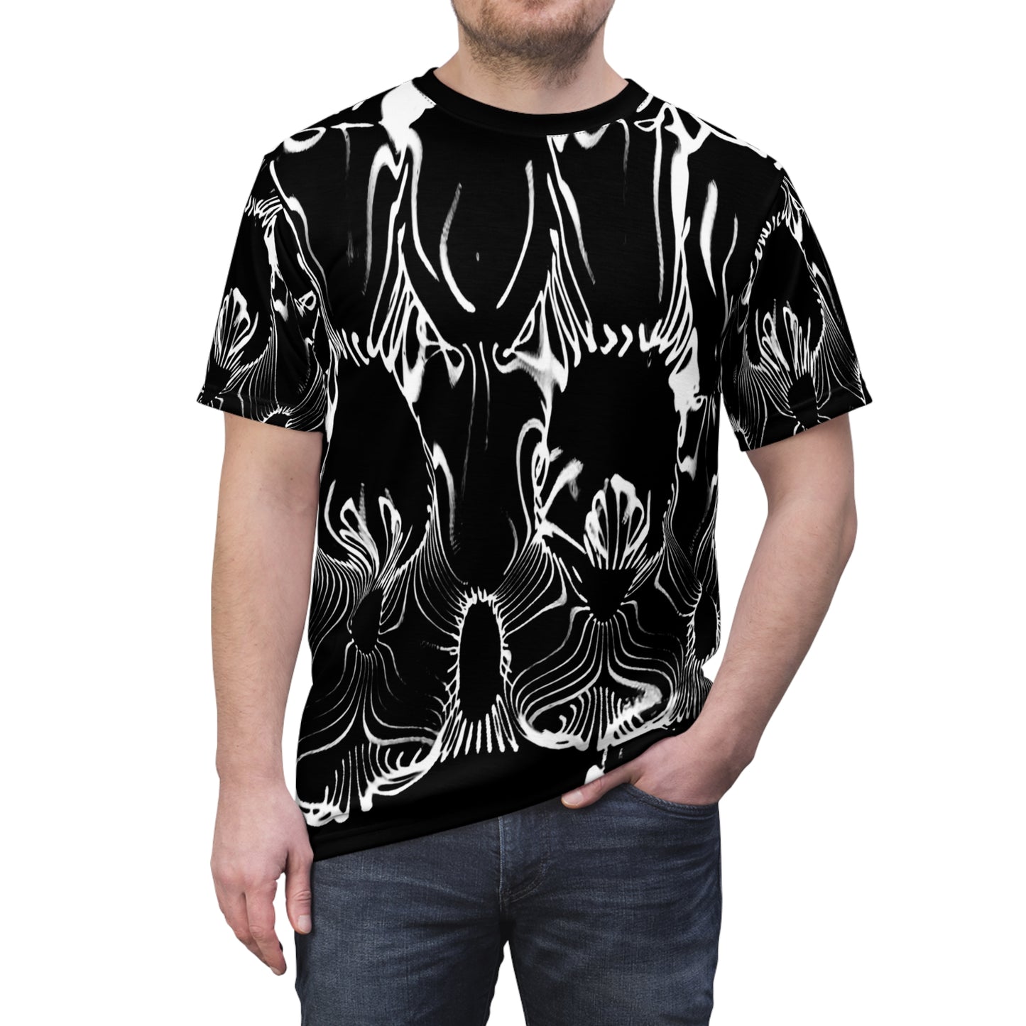 Galaxy Frog Cymatics AOP Cut & Sew Tee