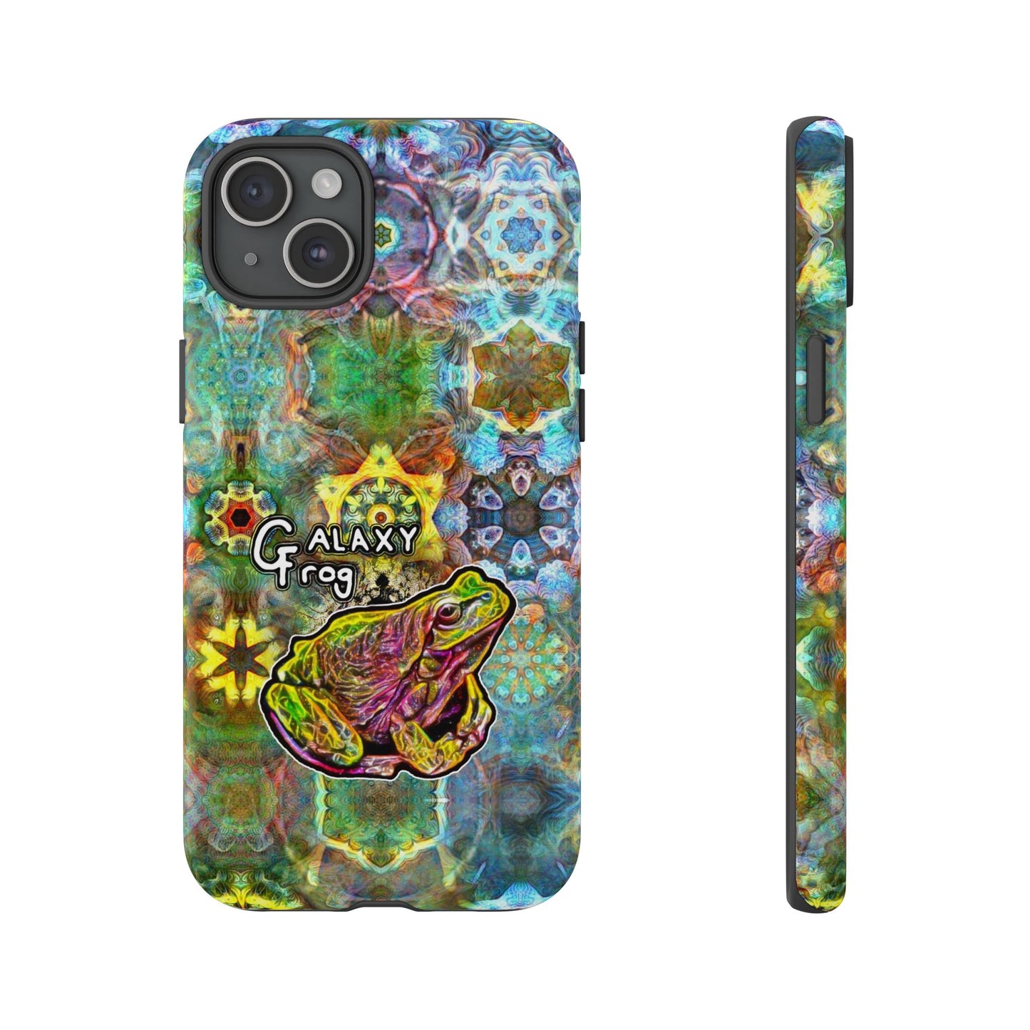 Galaxy Frog Fractal Cymagic Kaleidoscape Phone Cases