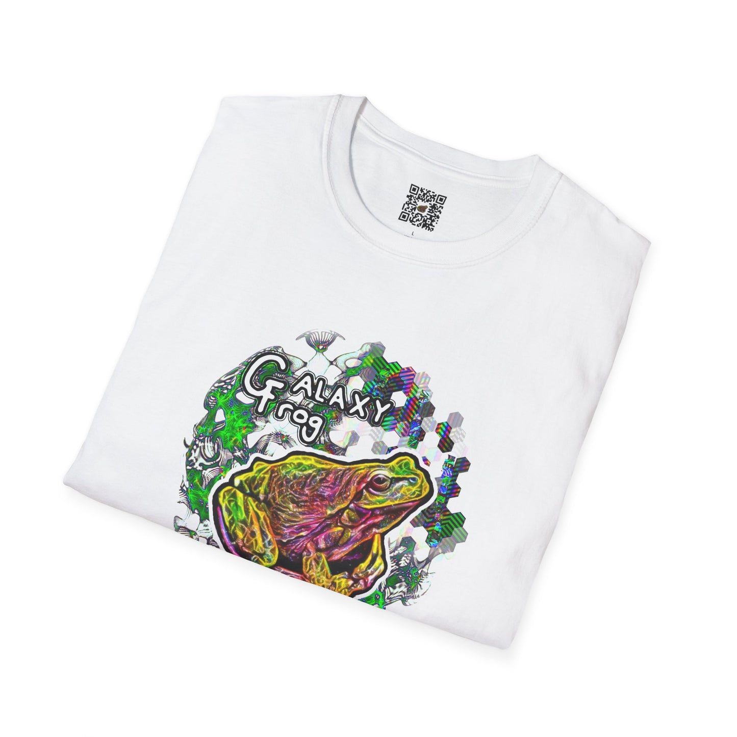 Galaxy Frog Cymatics 93 Softstyle T-Shirt