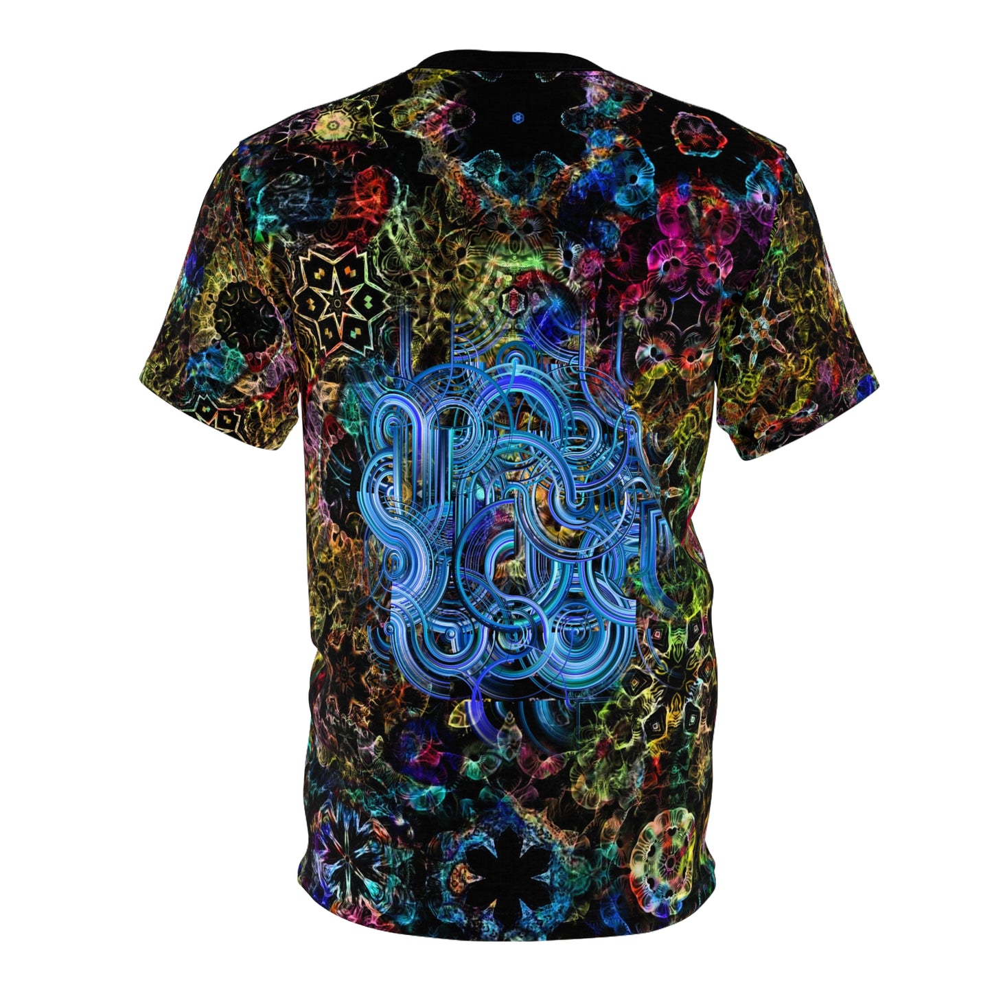 Galaxy Frog Cymatics Men’s AOP Cut & Sew Tee