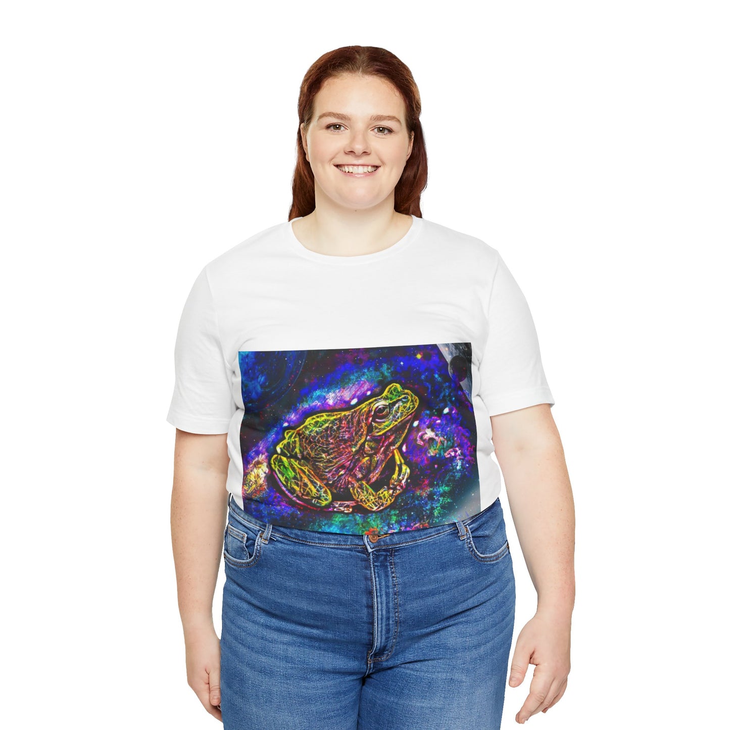 Galaxy Frog Unisex Jersey Short Sleeve Tee