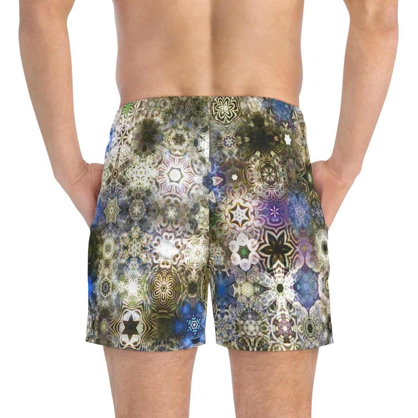 Galaxy Frog Cymatics Swim Trunks 0002