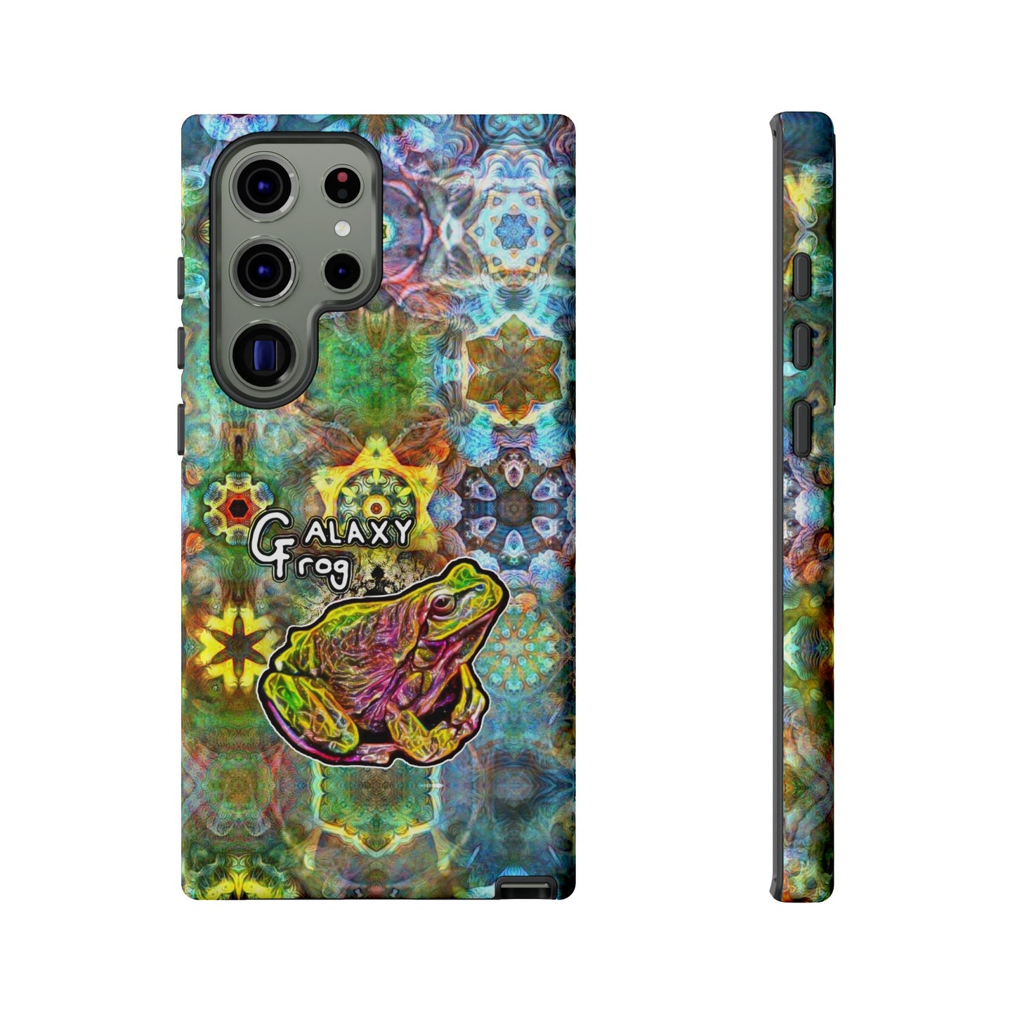 Galaxy Frog Fractal Cymagic Kaleidoscape Phone Cases