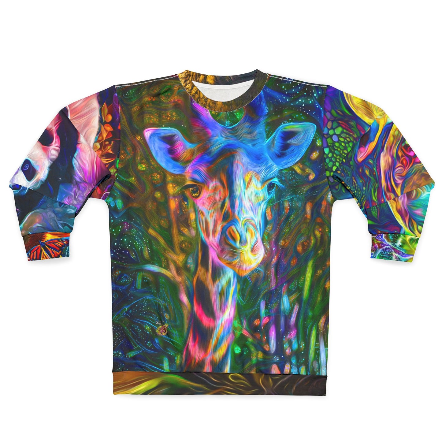 Galaxy Frog Cosmic Wildlife Sweatshirt (AOP)