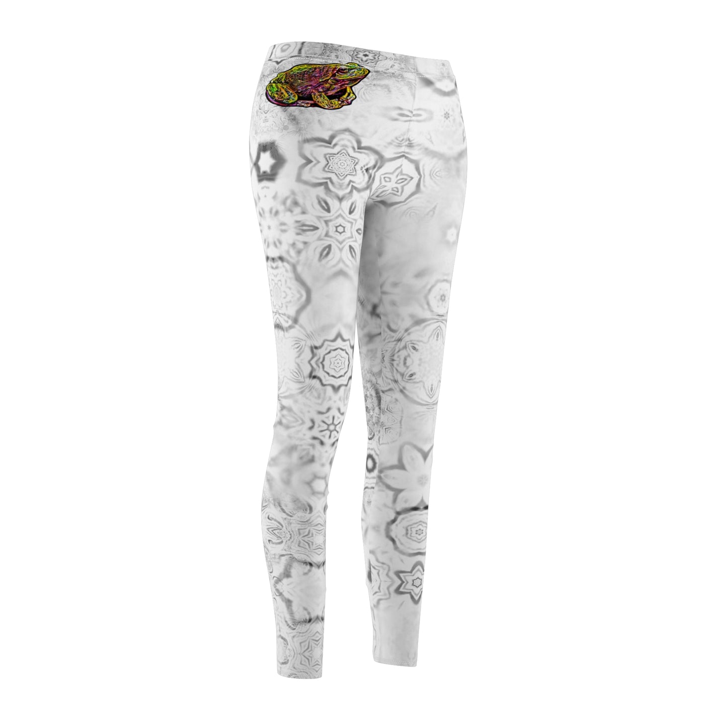 Women's Galaxy Frog Cymatics Cut & Sew Casual Leggings