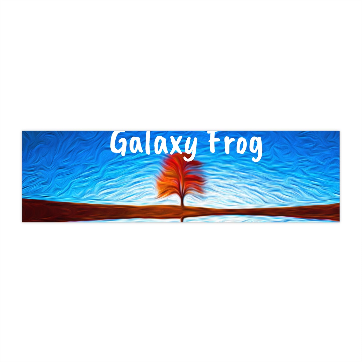 Galaxy Frog Bumper Stickers