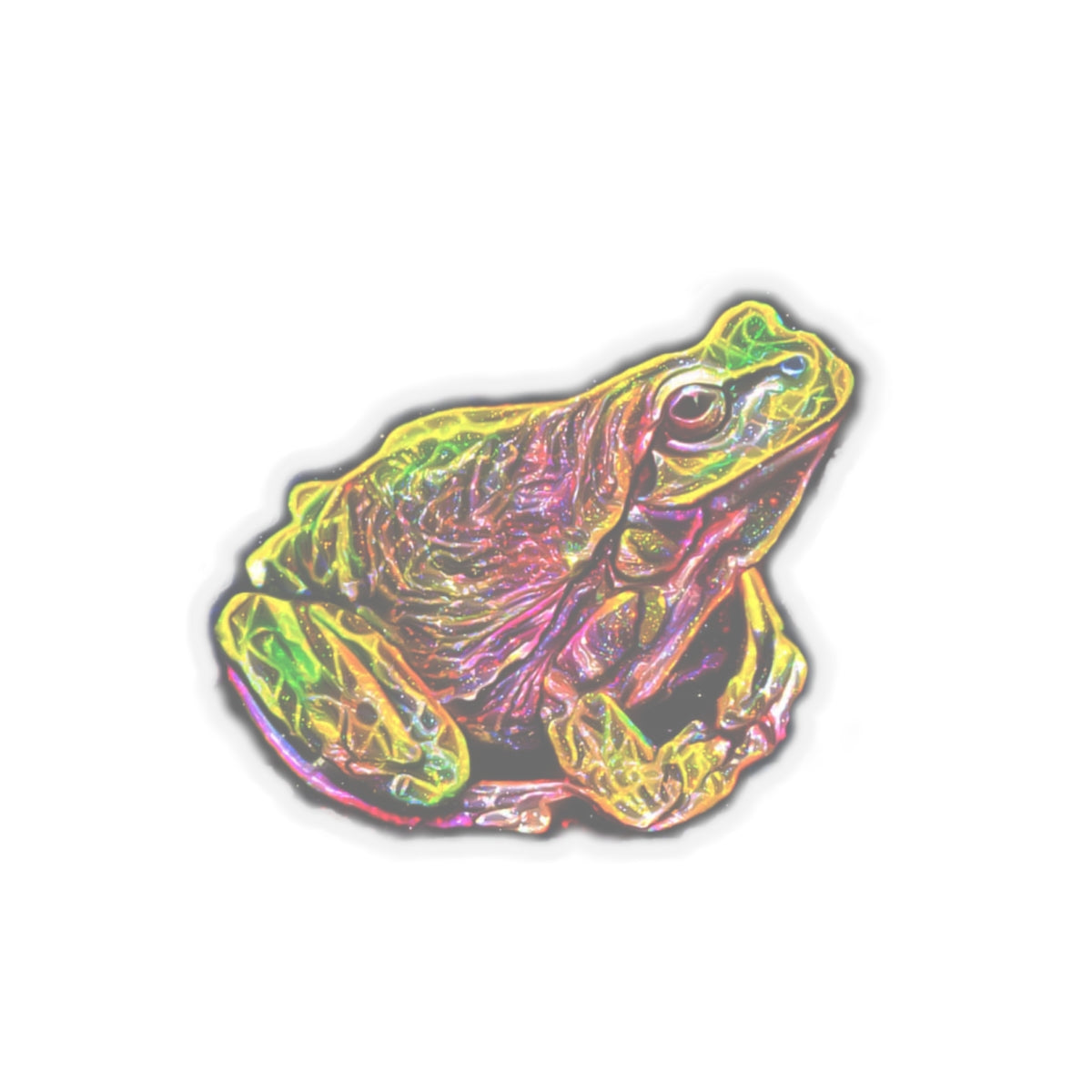 Galaxy Frog Kiss-Cut Stickers