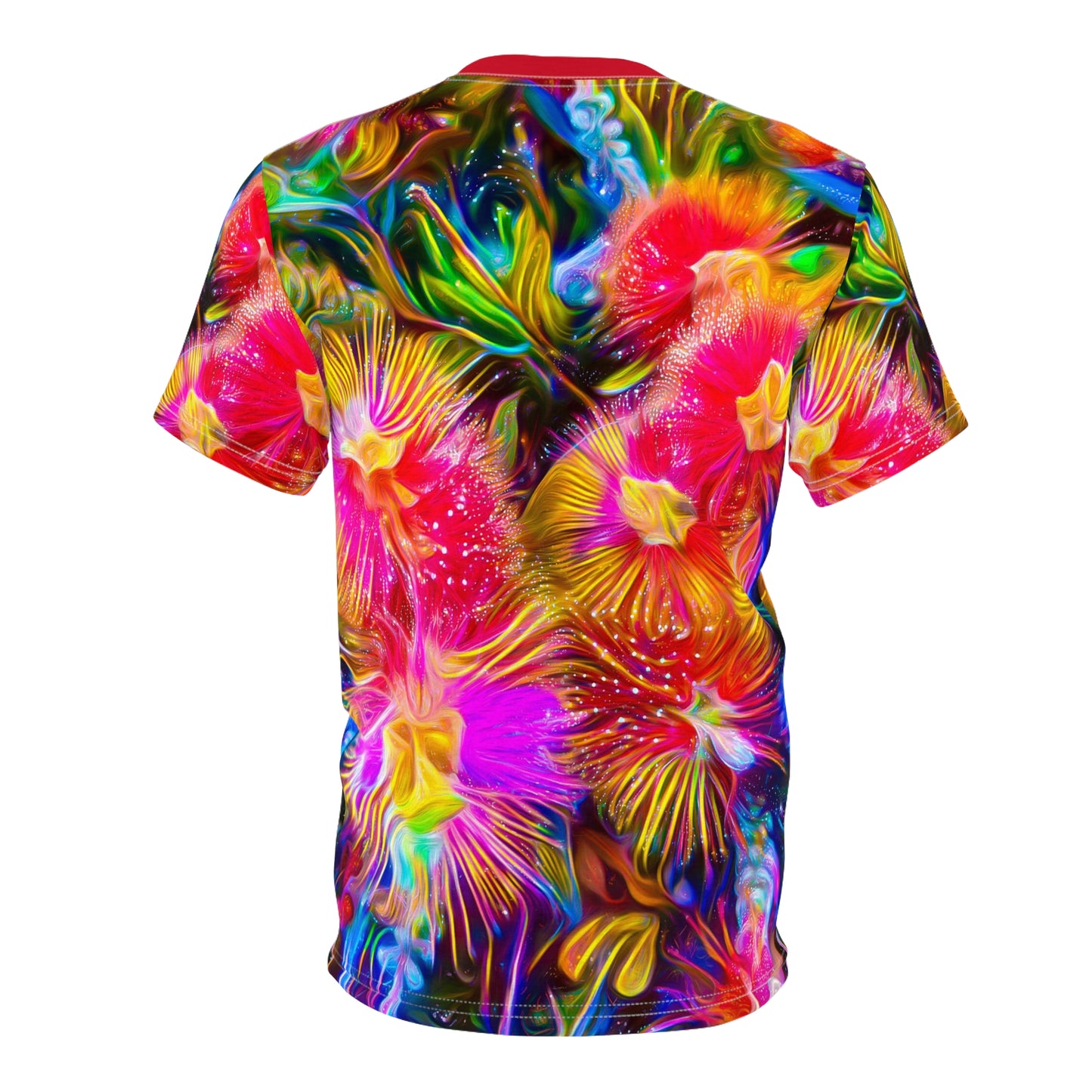 Galaxy Flower Unisex AOP Cut & Sew Tee