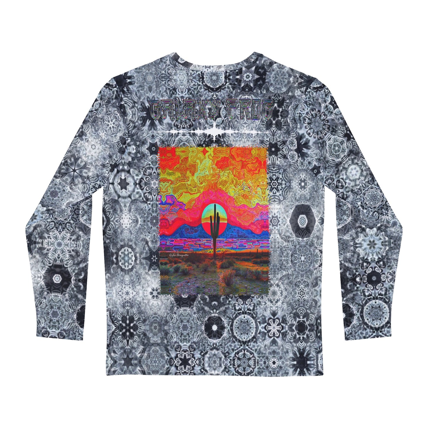 Men's Galaxy Frog Cymatics Long Sleeve Shirt 2a (AOP)