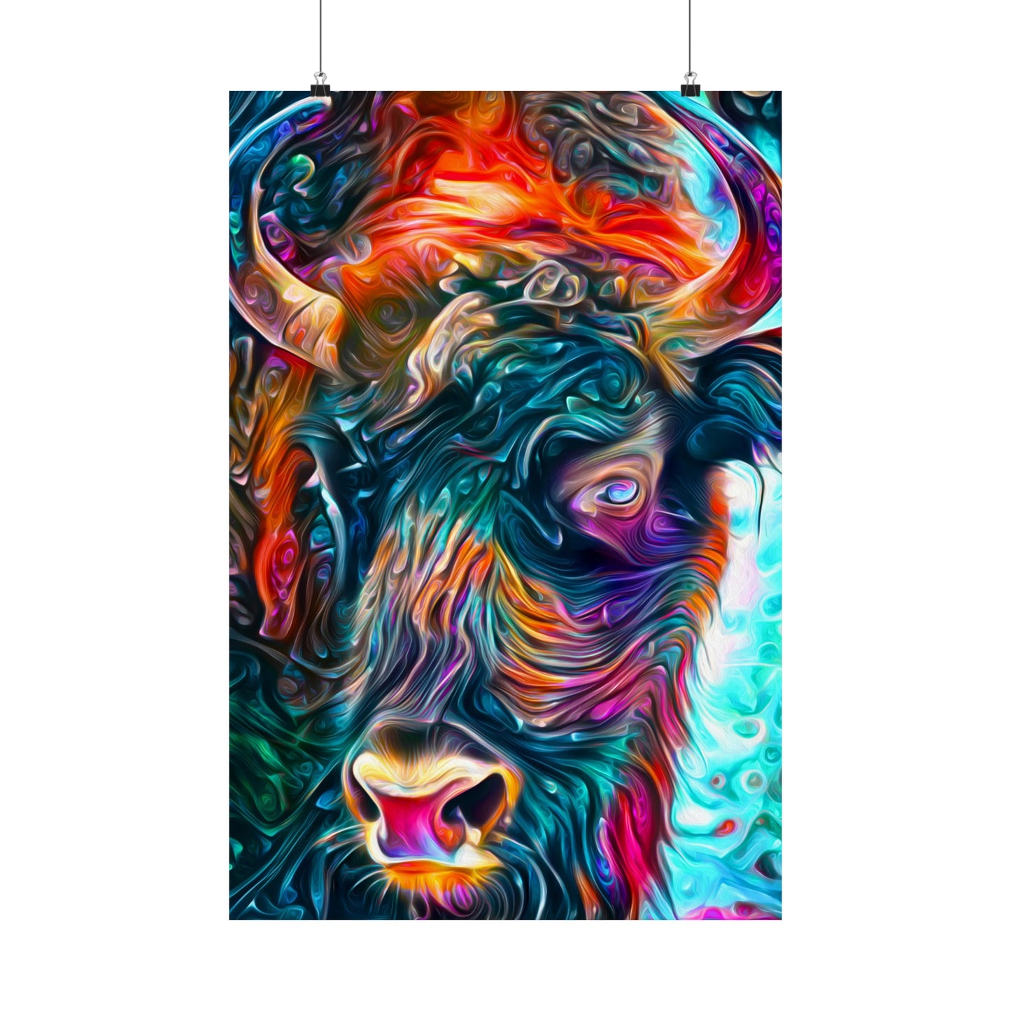 Buffalo Extravaganza Bonanza Premium Matte vertical posters