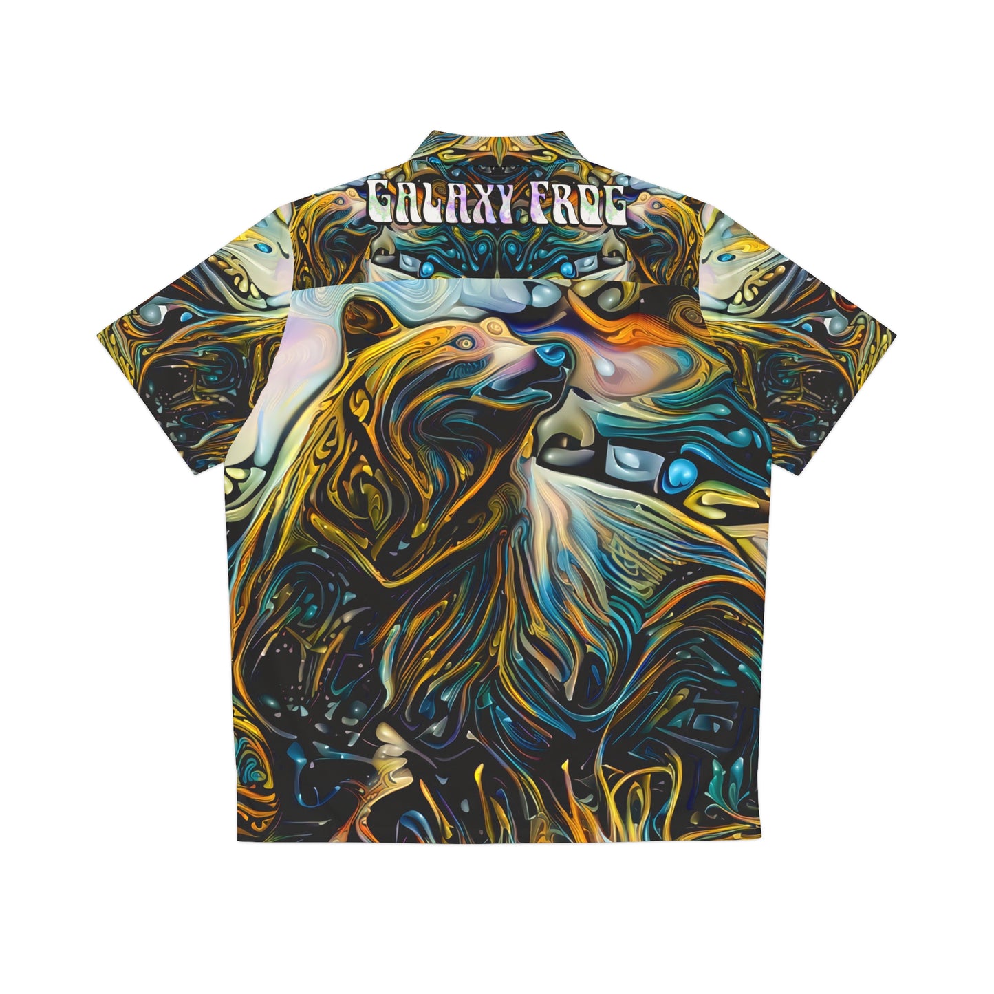 Galaxy Bear Hawaiian Shirt (Mens)