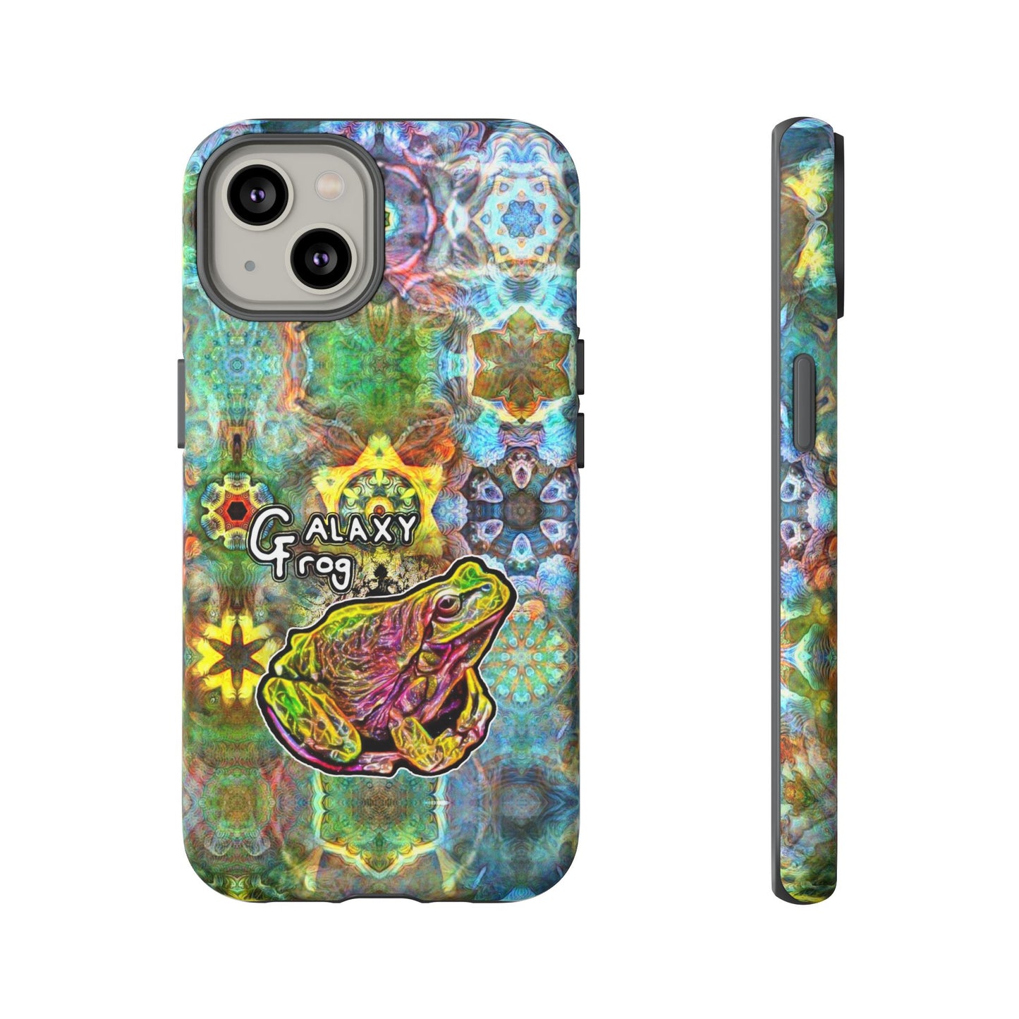 Galaxy Frog Fractal Cymagic Kaleidoscape Phone Cases