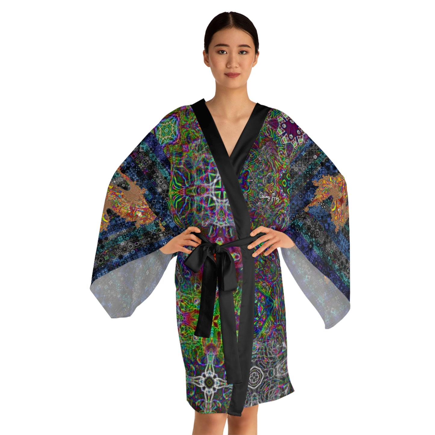 Long Sleeve Kimono Robe (AOP)