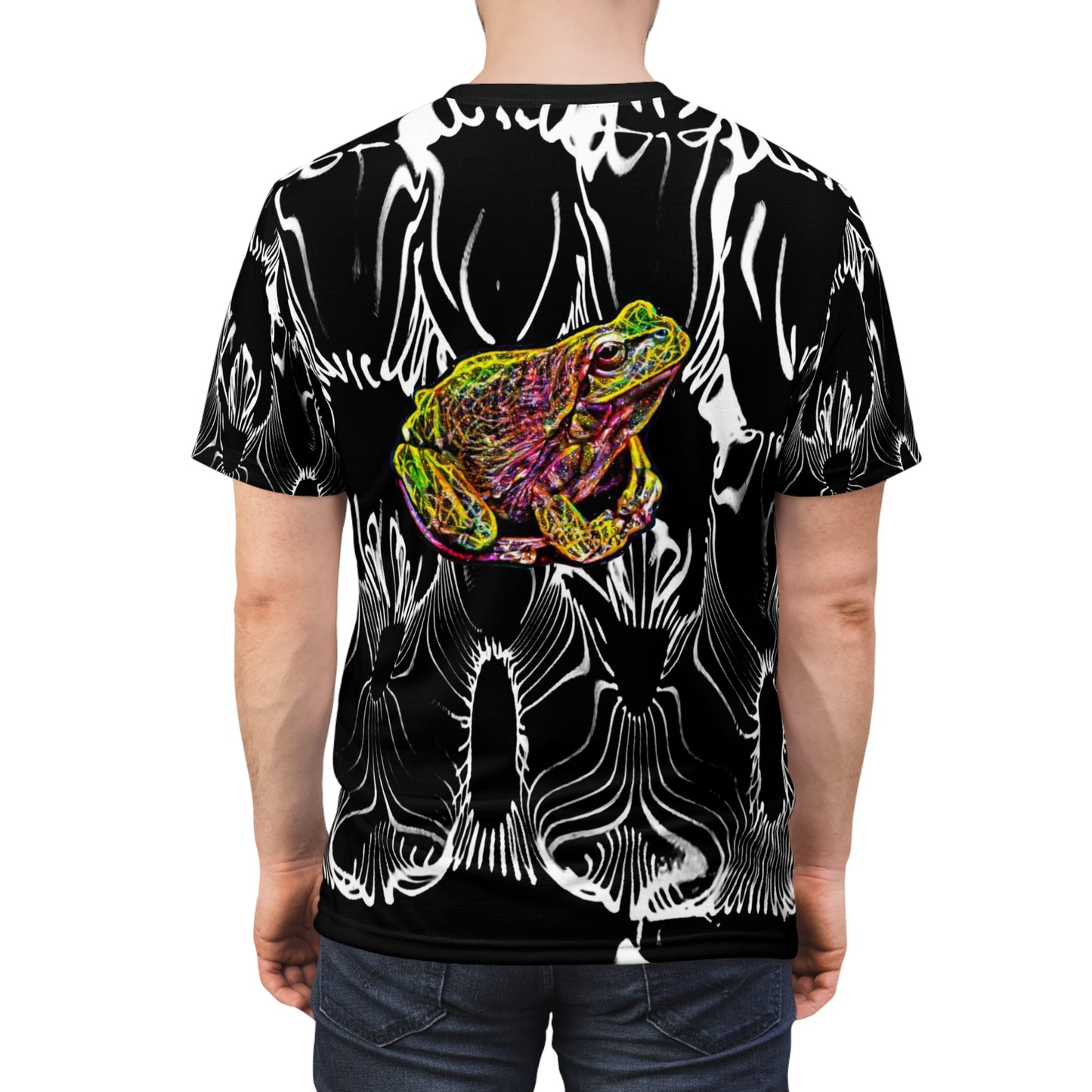 Galaxy Frog Cymatics AOP Cut & Sew Tee