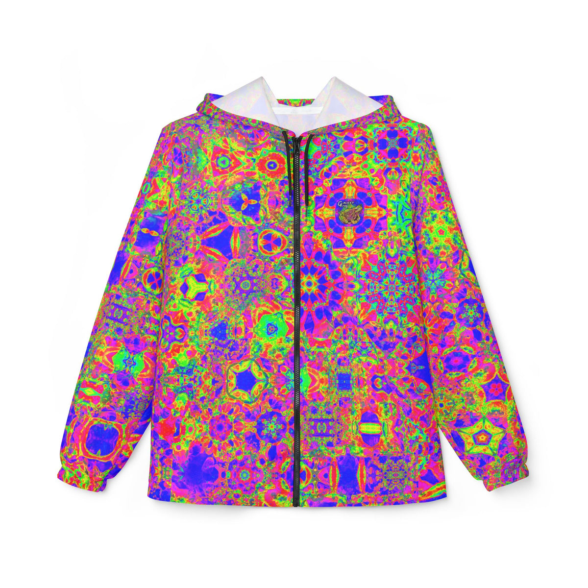 Galaxy Frog Cymagic Kaleidoscape Wind Breaker Jacket