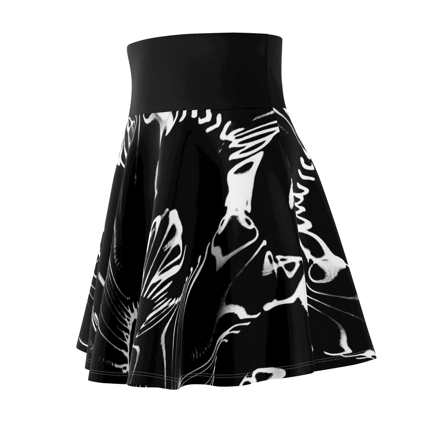 Galaxy Frog Cymatics Women's Skater Skirt