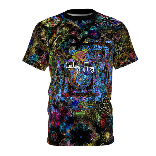 Galaxy Frog Cymatics Men’s AOP Cut & Sew Tee