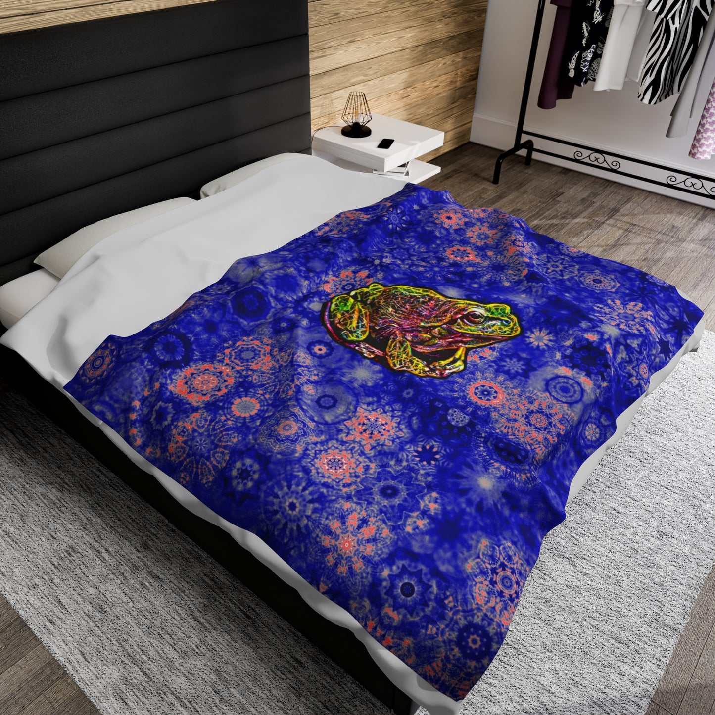 Cymatic 🕉 Velveteen Plush Blanket 3