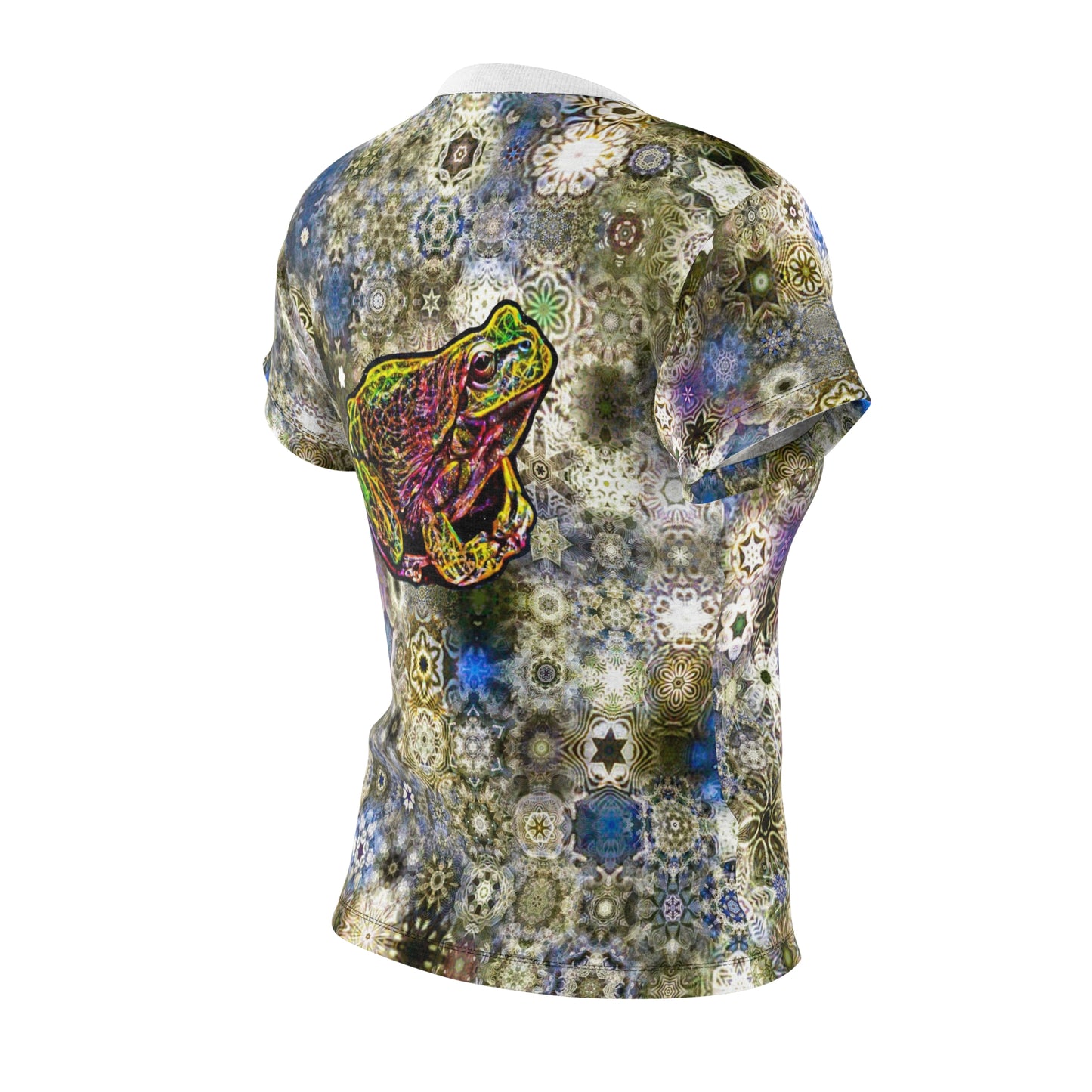 Galaxy Frog Women's AOP Cut & Sew Tee 0002