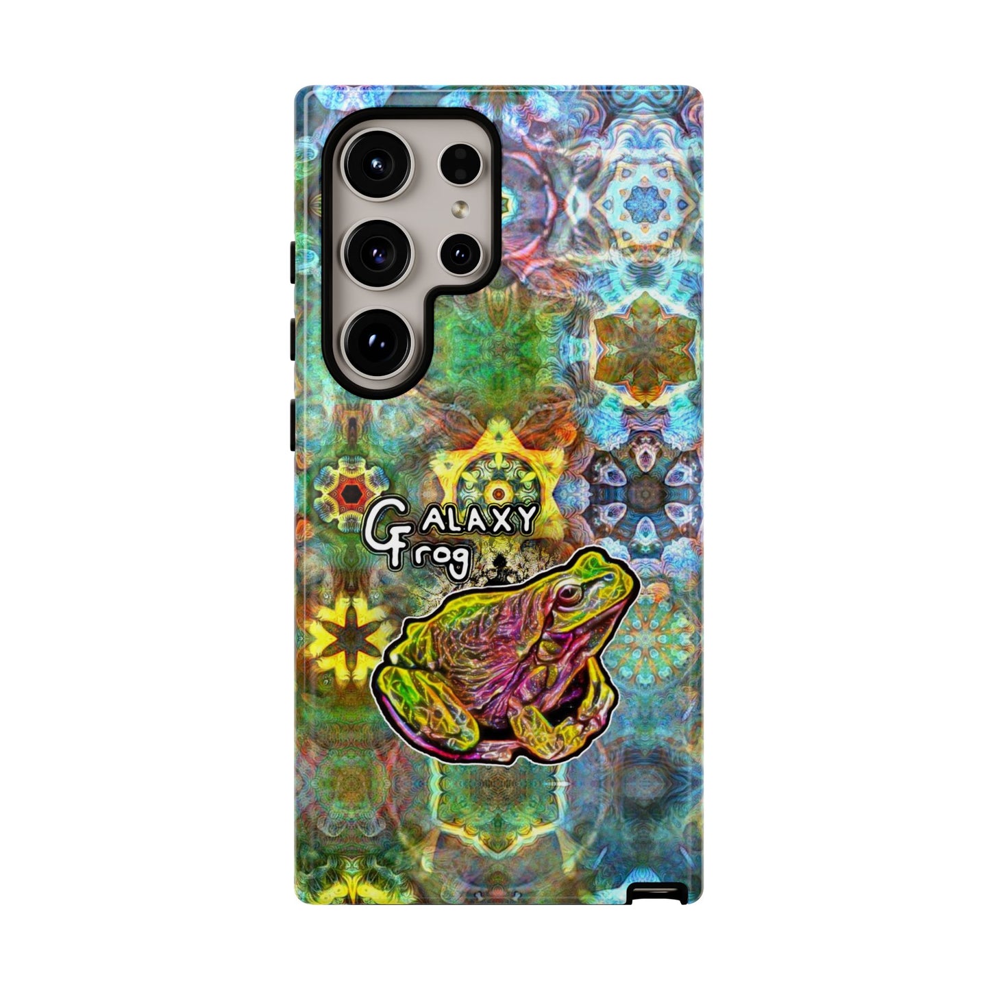 Galaxy Frog Fractal Cymagic Kaleidoscape Phone Cases