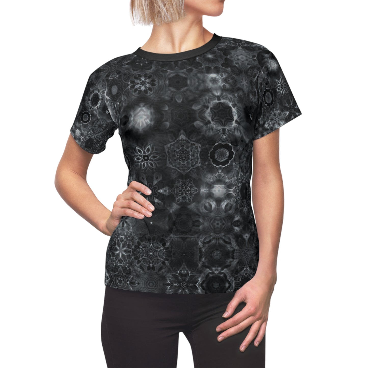 Galaxy Frog Cymatics Women's AOP Cut & Sew Tee