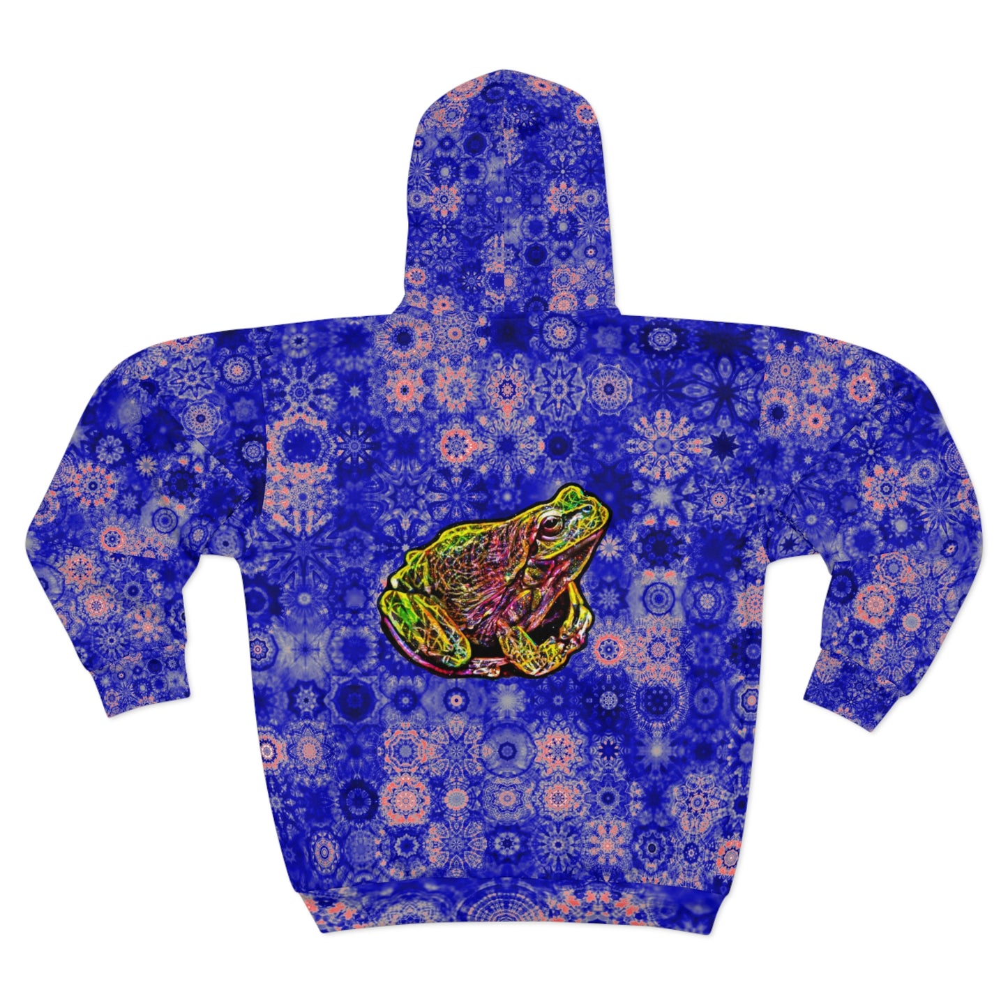 Copy of Galaxy Frog AOP Unisex Zip Hoodie