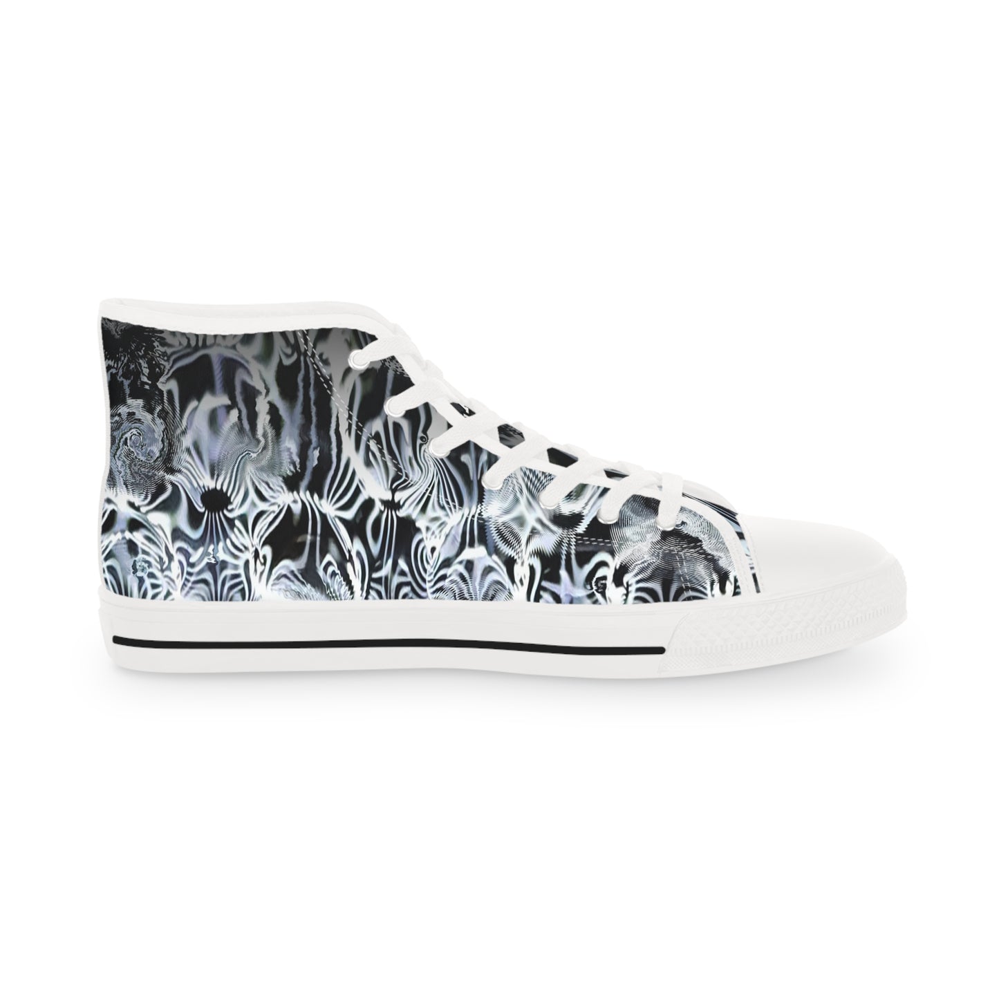 Galaxy Frog Men's High Top Cymatics Sneakers 0001