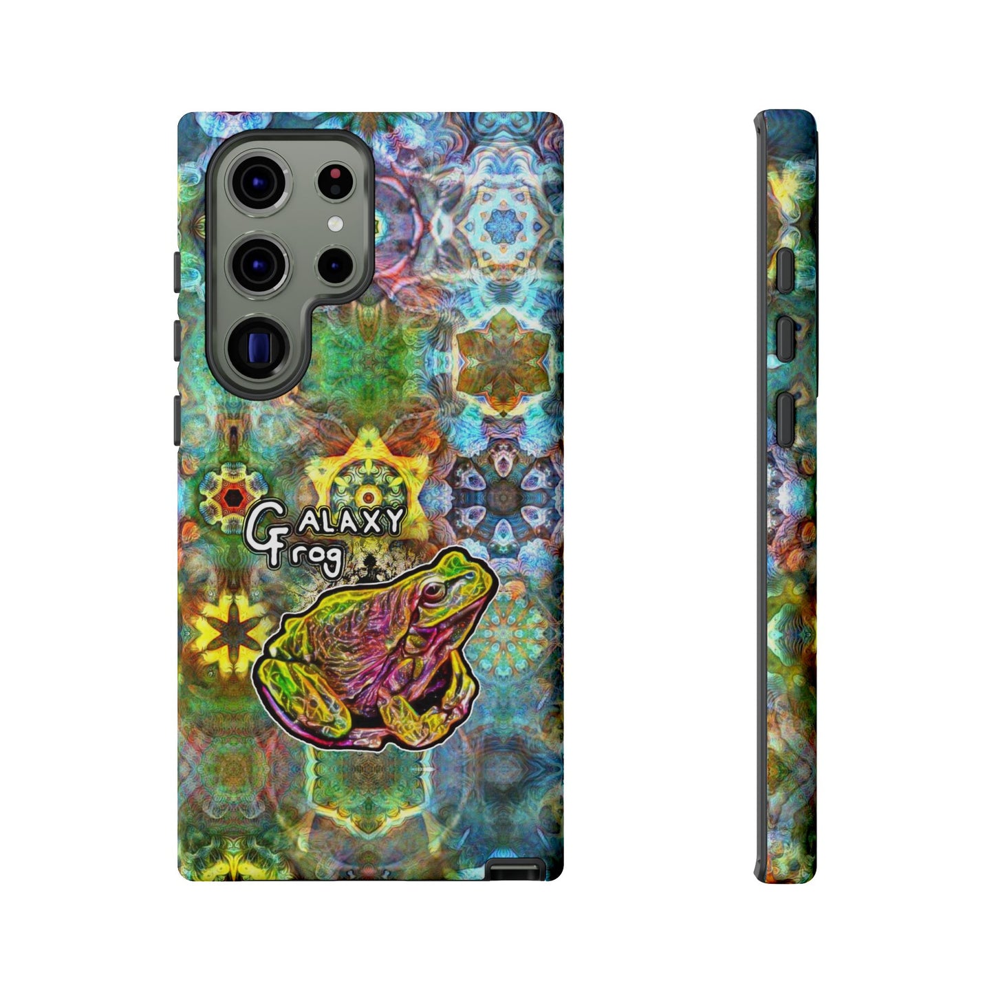 Galaxy Frog Fractal Cymagic Kaleidoscape Phone Cases