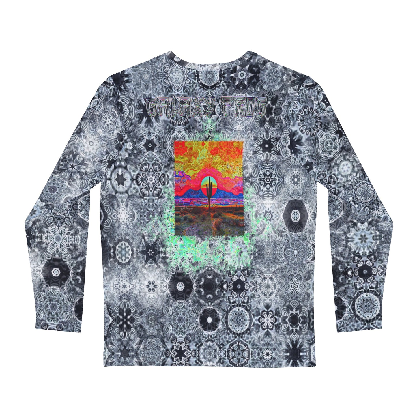 Copy of Men's Galaxy Frog Cymatics Long Sleeve Shirt (AOP)