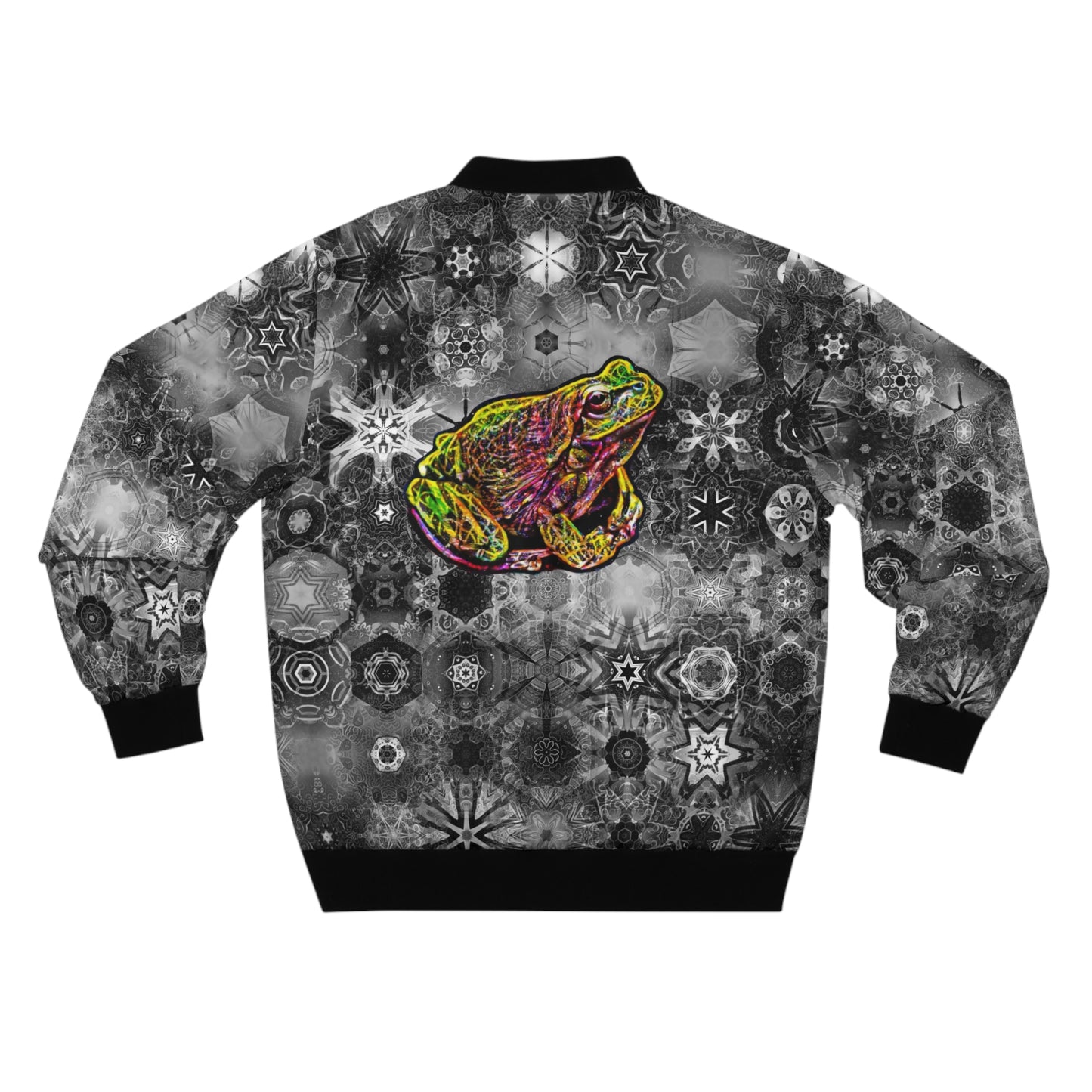 Galaxy Frog Cymatics Men's AOP Bomber Jacket