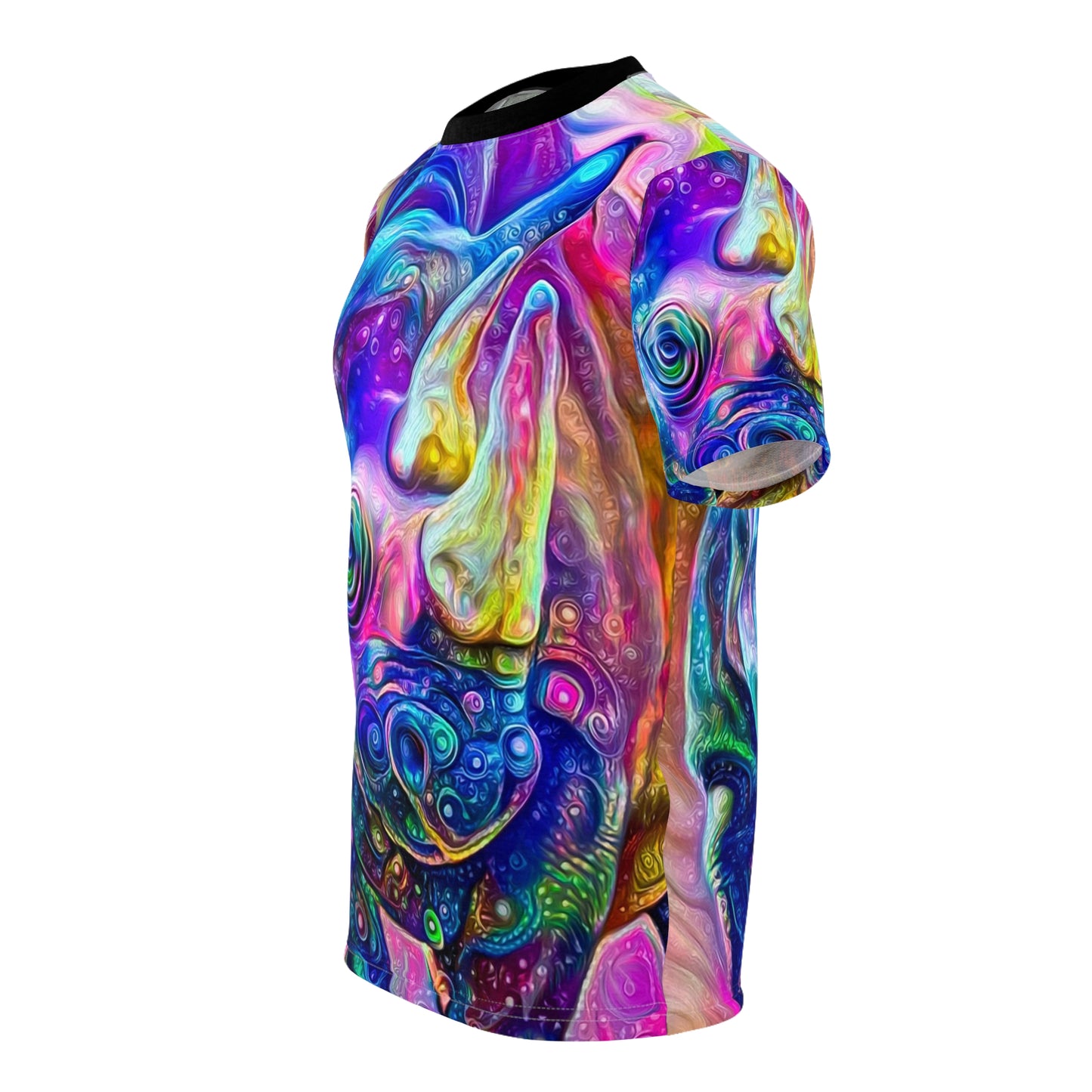 Rad Rainbow Rhino Unisex AOP Cut & Sew Tee