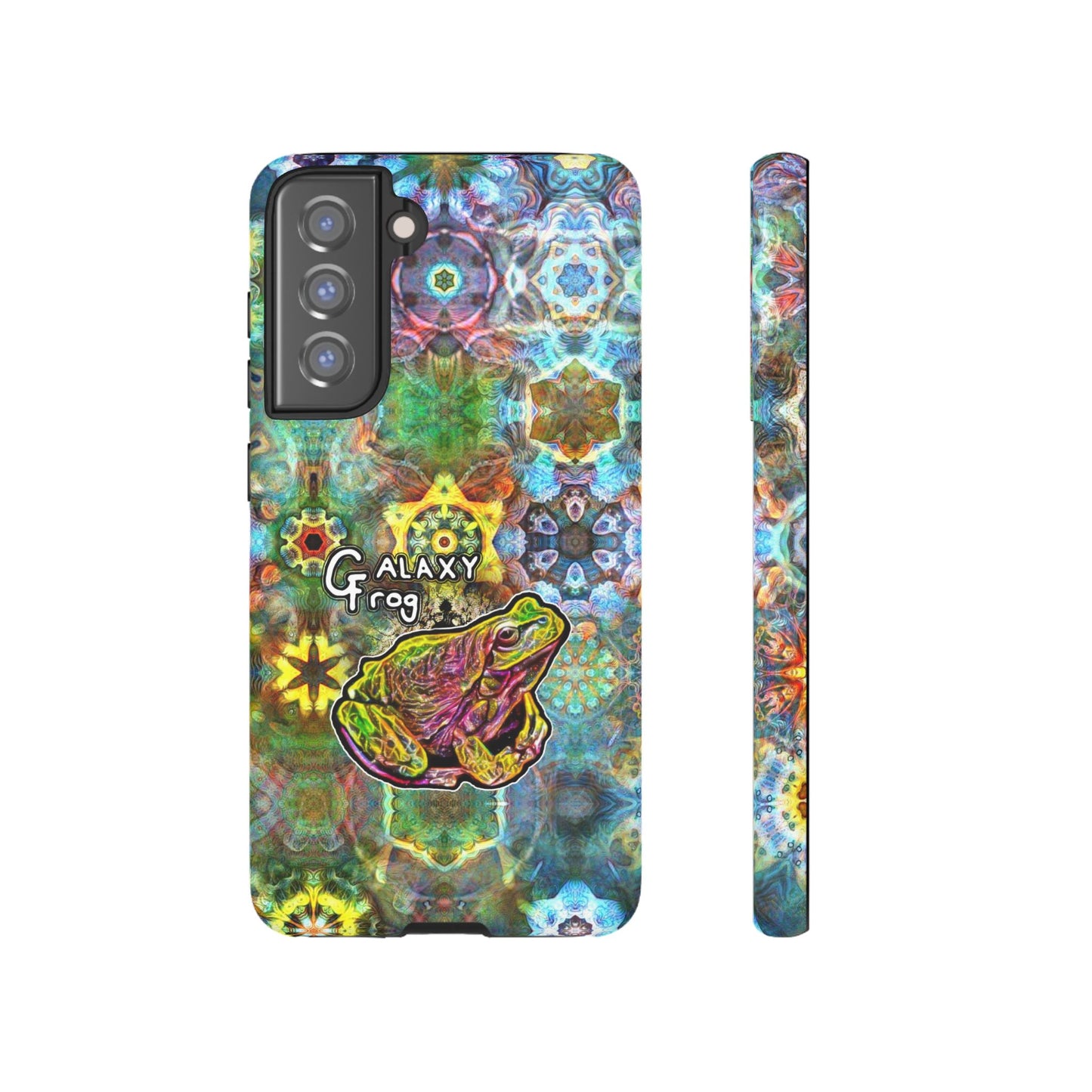 Galaxy Frog Fractal Cymagic Kaleidoscape Phone Cases