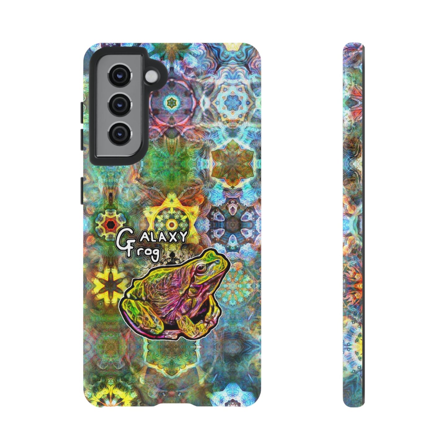 Galaxy Frog Fractal Cymagic Kaleidoscape Phone Cases