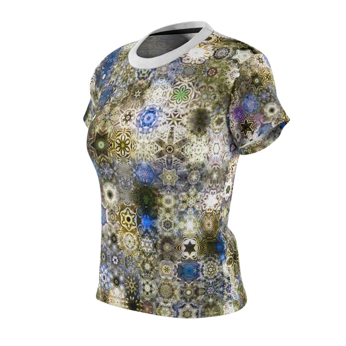 Galaxy Frog Women's AOP Cut & Sew Tee 0002