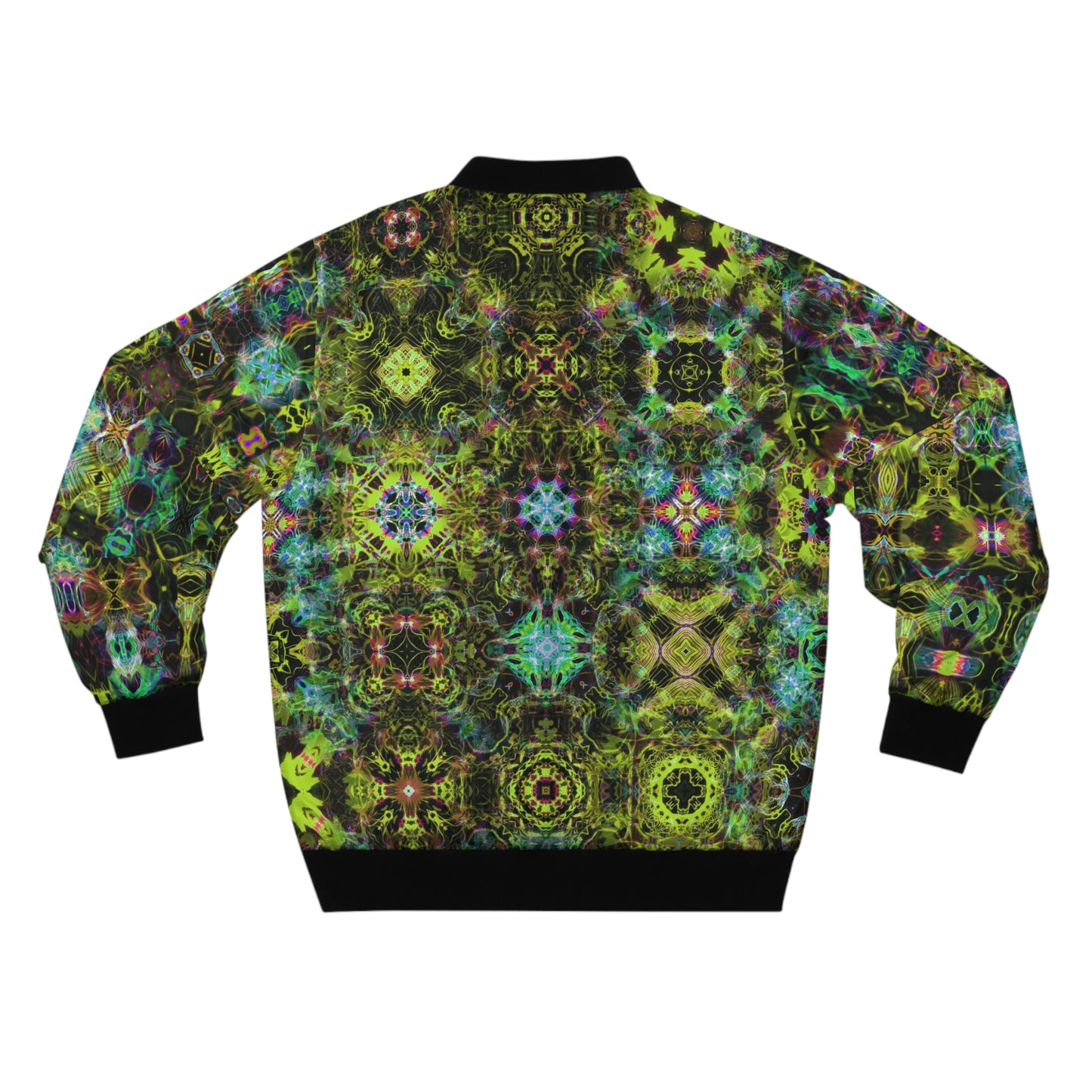 Galaxy Frog Cymadelic Kaleidoscape Jordan Oaks Eldery Community Bomber Jacket (AOP)
