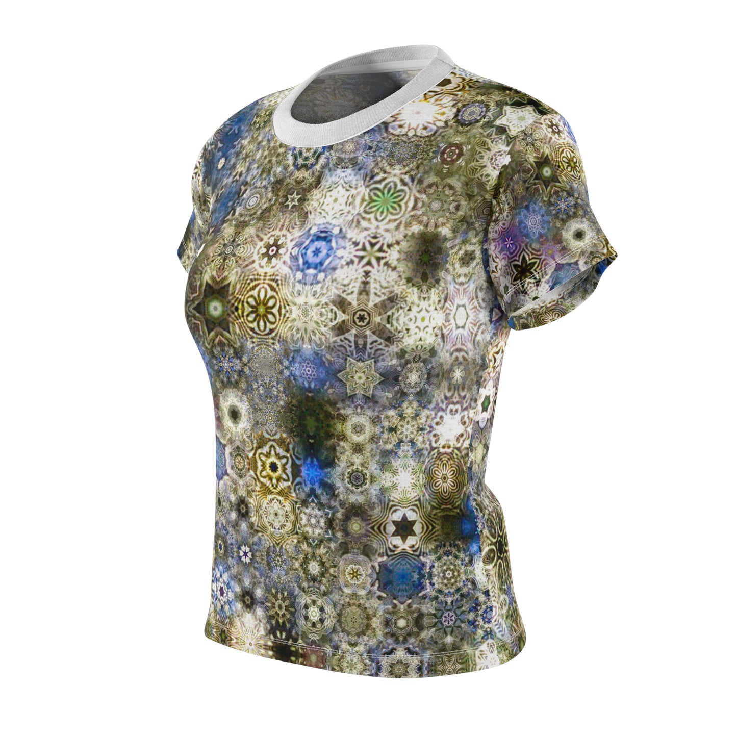 Galaxy Frog Women's AOP Cut & Sew Tee 0002