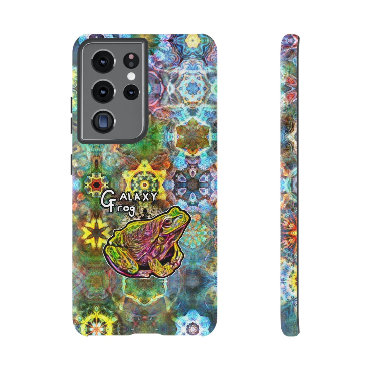 Galaxy Frog Fractal Cymagic Kaleidoscape Phone Cases