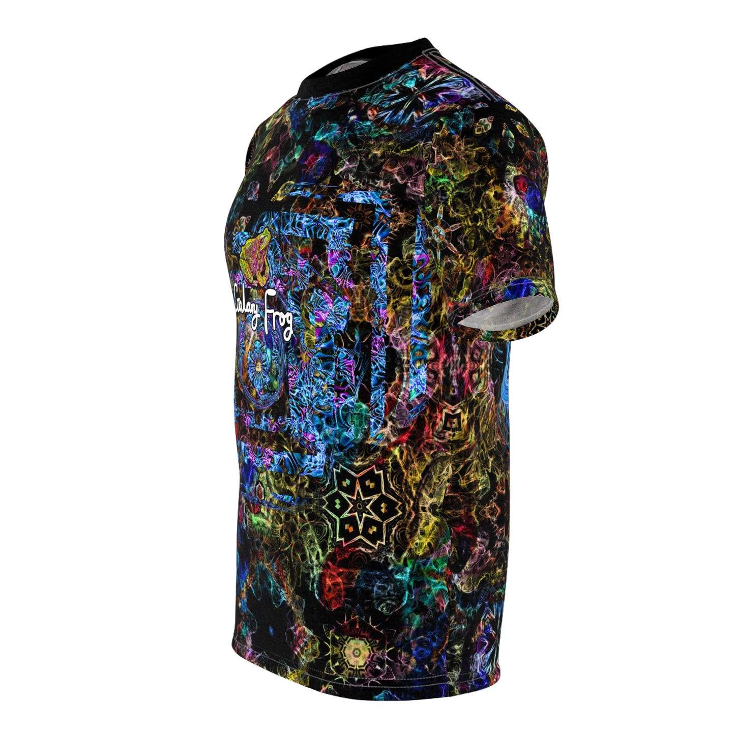 Galaxy Frog Cymatics Men’s AOP Cut & Sew Tee