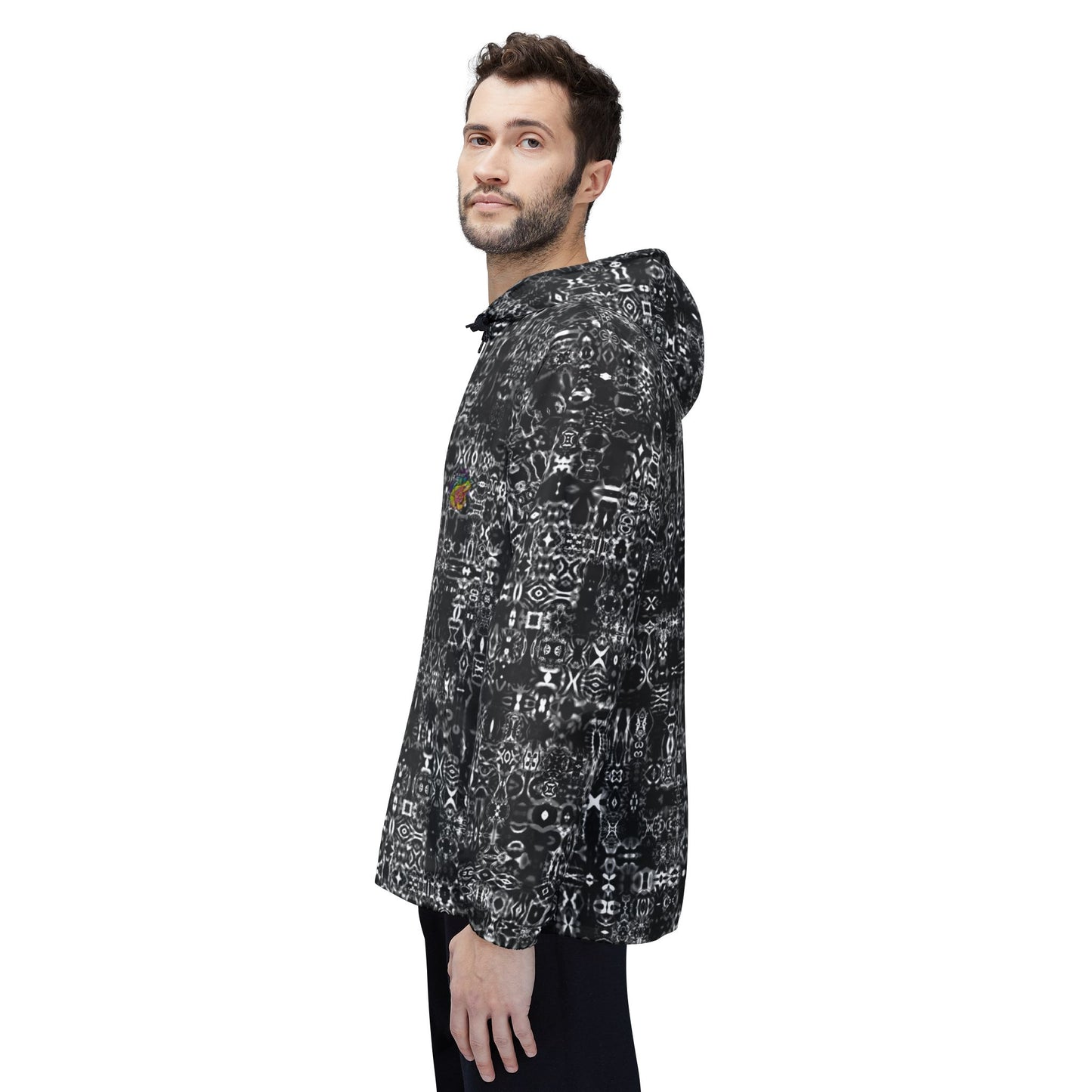 Galaxy Frog Cymatic Kaleidoscape Windbreaker Jacket (AOP)