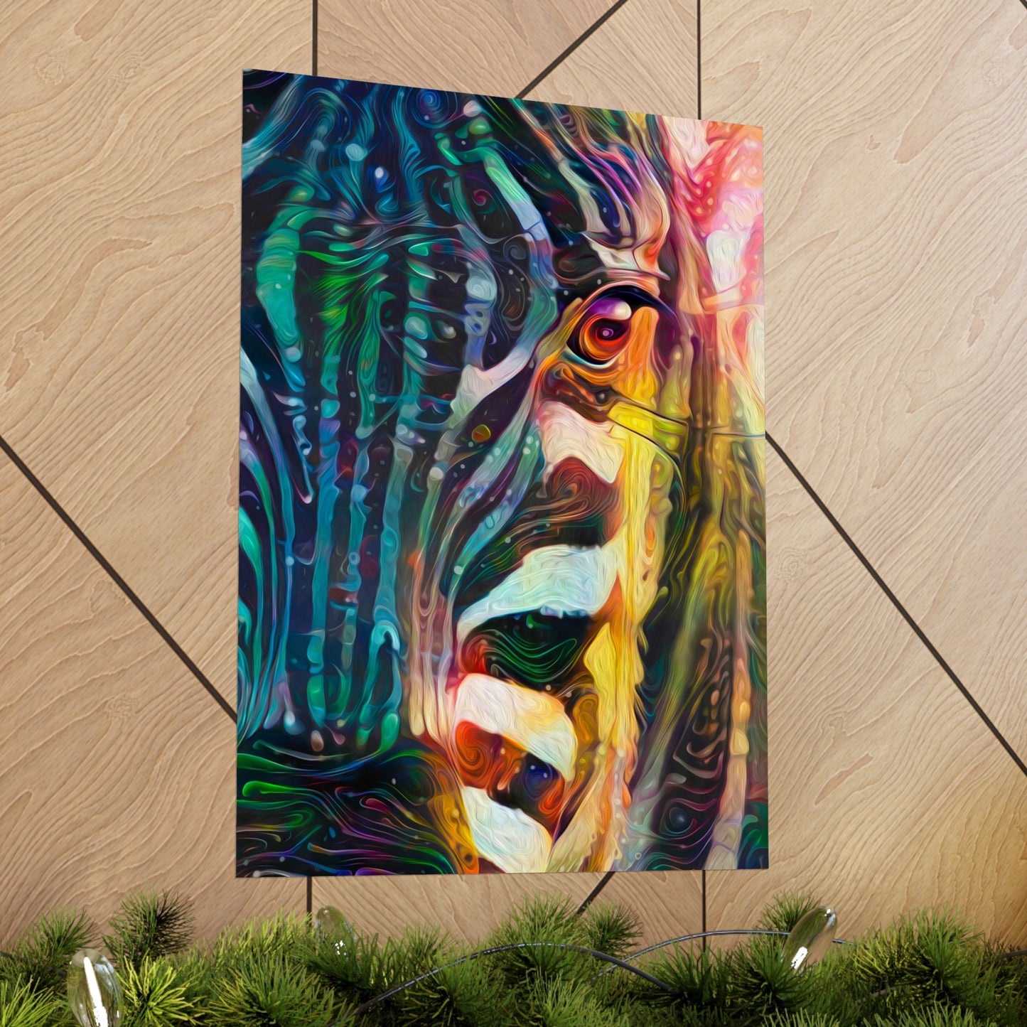 Befriending the Mystical Mare Horse Premium Matte vertical posters