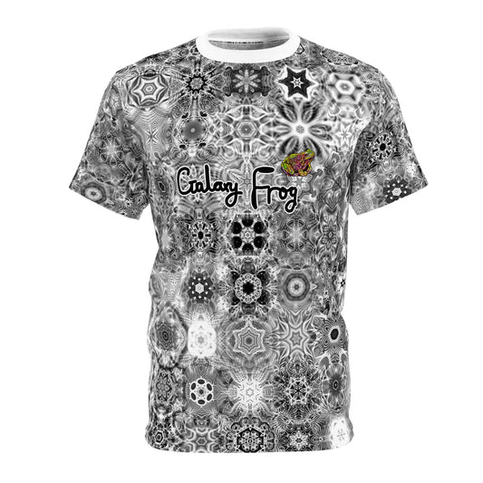 Galaxy Frog Have a Great Day Fractal Cymatics Tee 0001