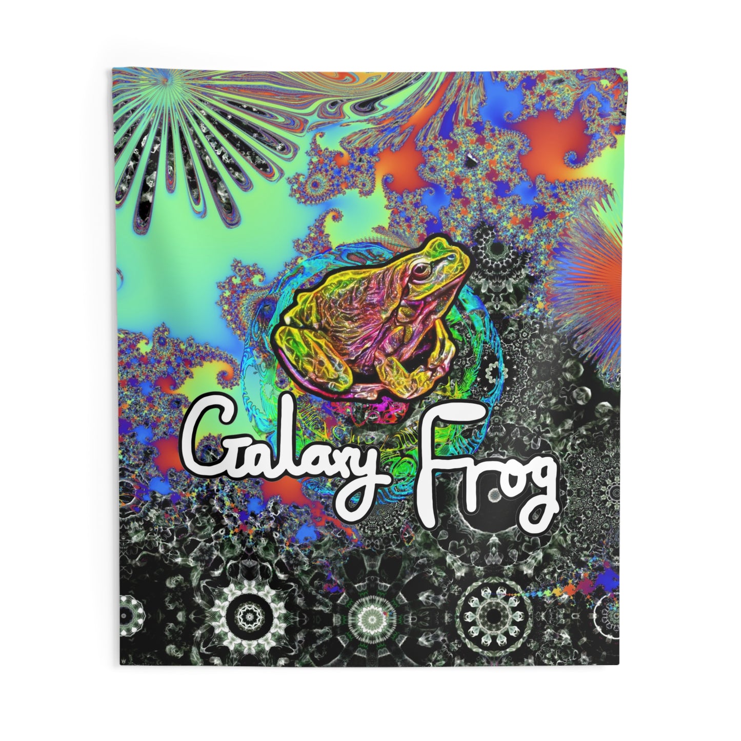 Galaxy Frog Indoor Wall Tapestries