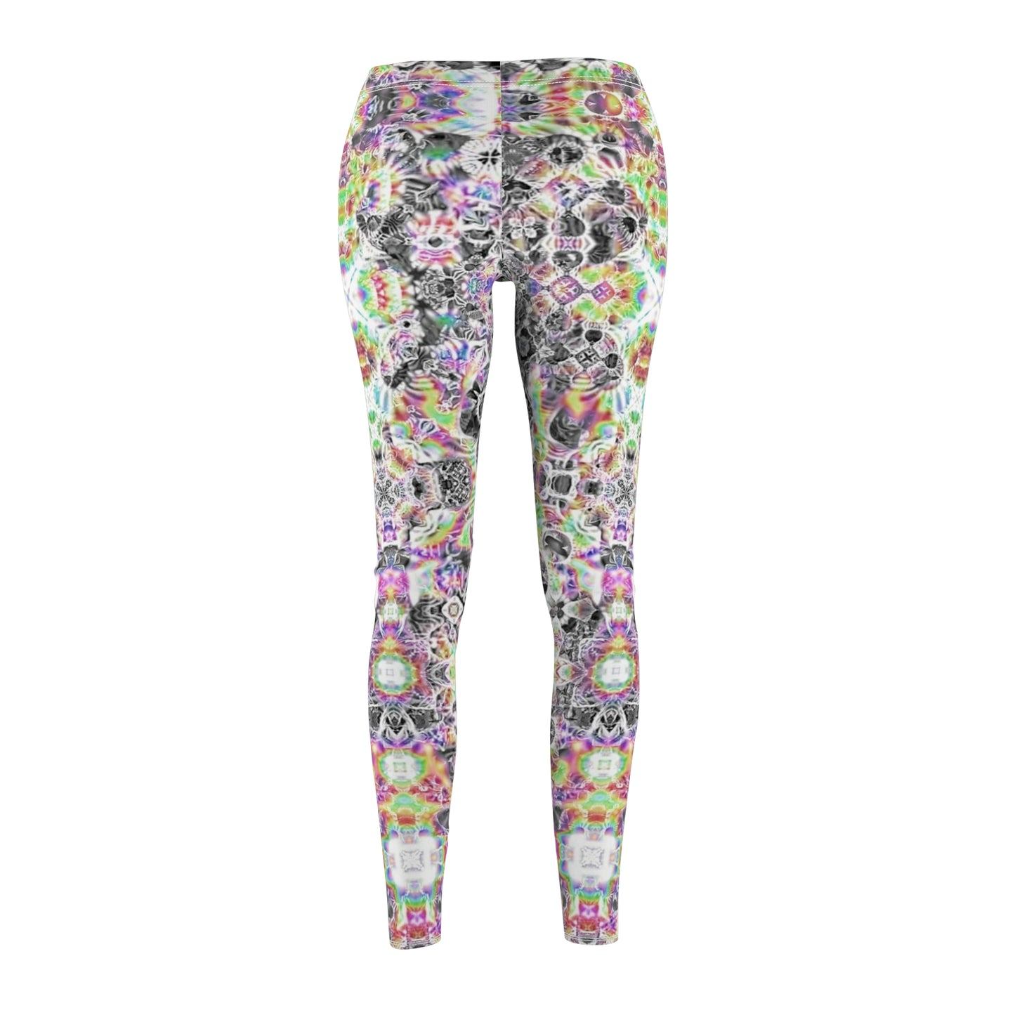 Galaxy Frog Cymatics Women's Cut & Sew Casual Leggings